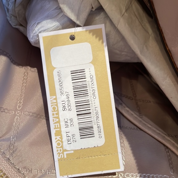 NWT Michael Kors Lexington Large Leather Shoulder Bag, Soft Pink - Picture 11 of 13